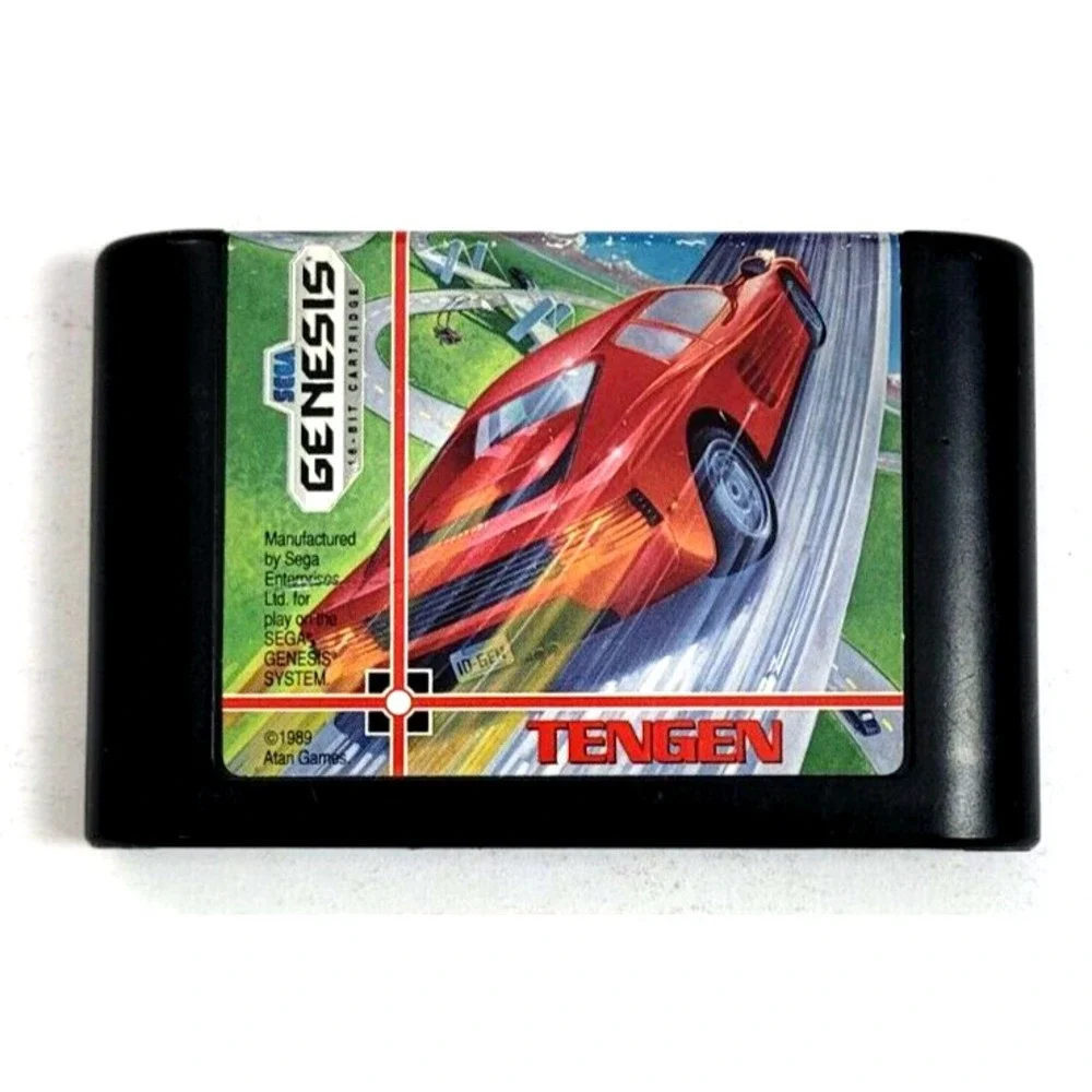 HARD DRIVIN' - SEGA GENESIS‎ GAME - CART ONLY TENGEN